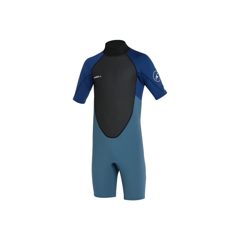 O'Neill Boys Reactor 2 Back Zip 2mm Short Sleeve Springsuit