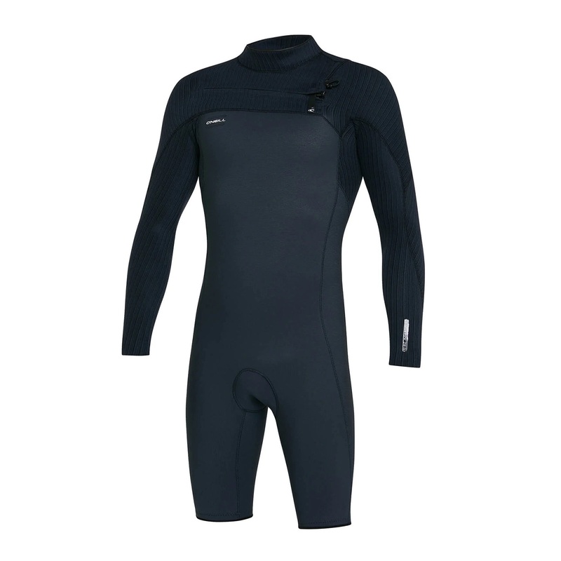 O'Neill Mens Hyperfreak 2mm Chest Zip LS Springsuit