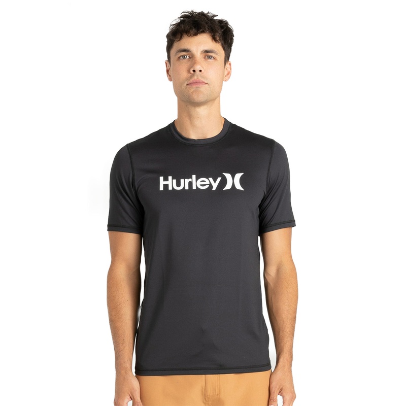 Hurley Mens One And Only Short Sleeve Rash Shirt