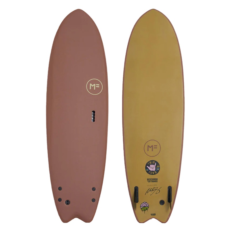 Mick Fanning MF Super Soft Twin Town Softboard - Comes with fins