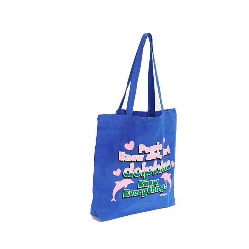 MISFIT Wait For The Last Tote Bag - Royal Blue