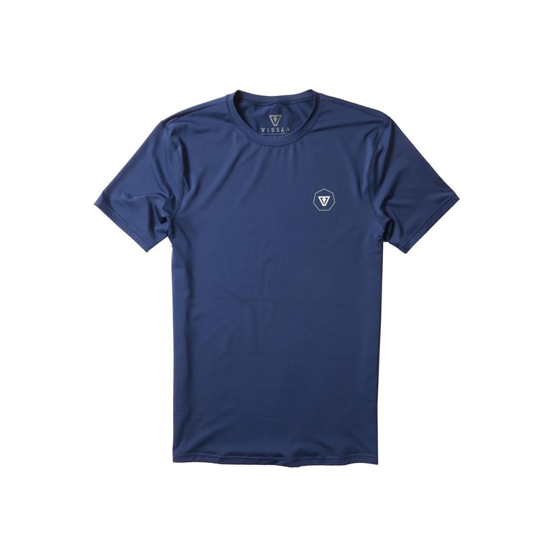 Vissla Mens Easy Seas Eco Short Sleeve Rash Shirt