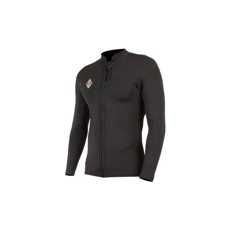 Vissla Mens Solid Sets 2mm Front Zip Wetsuit Jacket