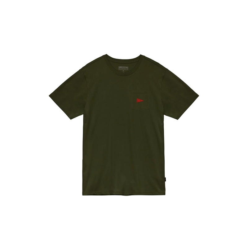 Florence Marine X Mens Burgee Organic Pocket T-Shirt