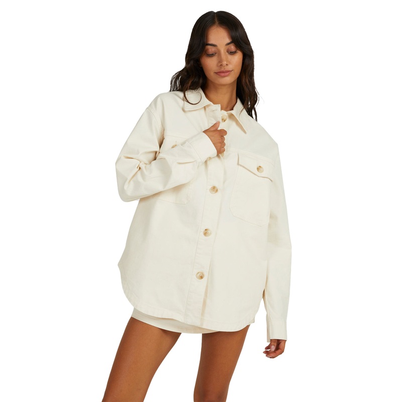 RVCA Womens Twill Shacket