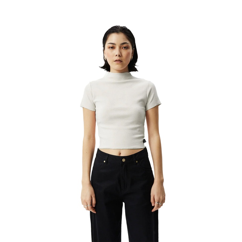 Afends Womens Iconic Hemp Ribbed Tee