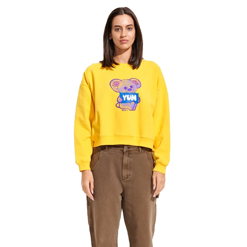 MISFIT Womens Yum Cropped Crew
