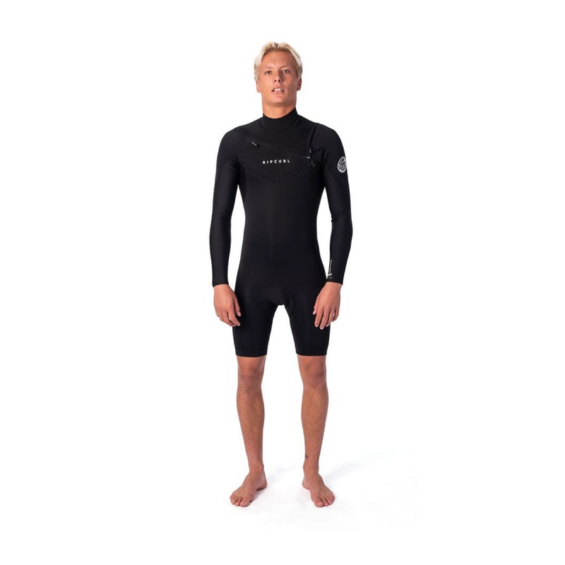 Rip Curl Mens Dawn Patrol Long Sleeve 2mm Chest Zip Springsuit Wetsuit
