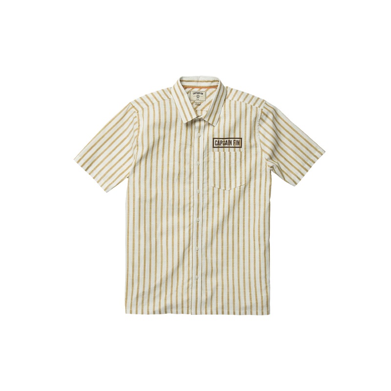 Captain Fin Co Mens Bait Barge Short Sleeve Shirt