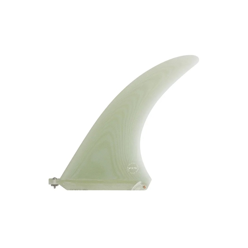 FCS Flow Screw & Plate PG Longboard Fin Clear