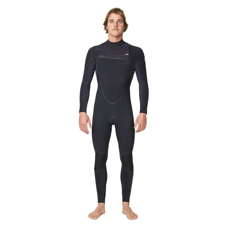 O'Neill Mens HyperFire X Chest Zip Full 4/3mm Steamer