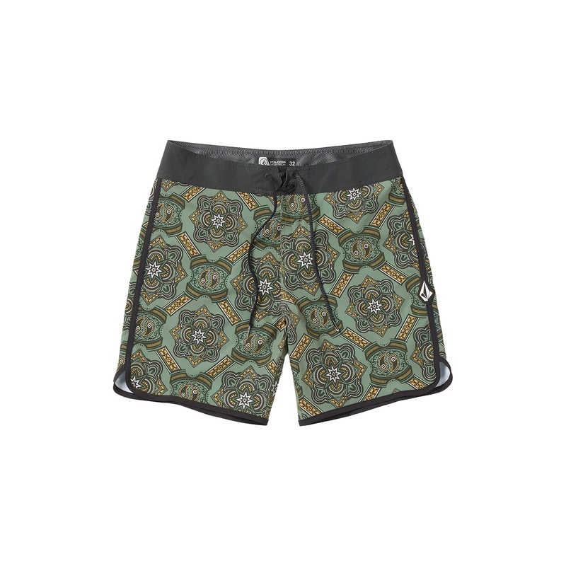 Volcom Mens Mod Tech Magic Scallop 18" Boardshorts