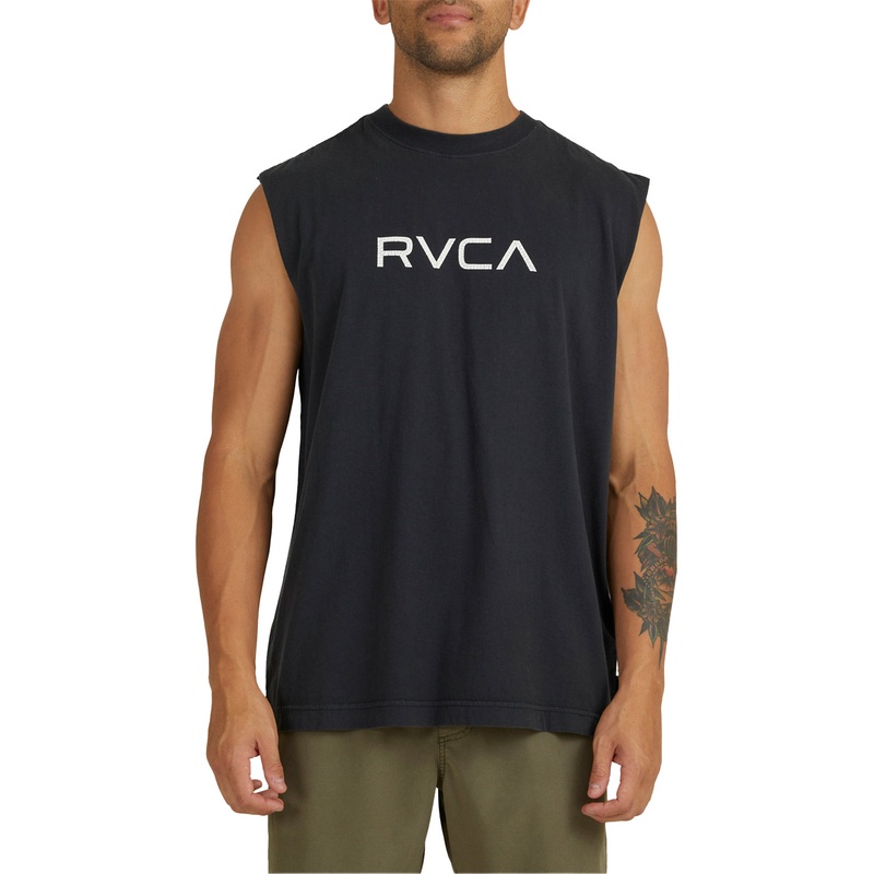 RVCA Mens Big Washed Muscle Tank