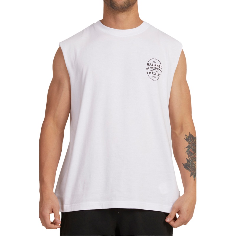 RVCA Mens Coexist Muscle Tee