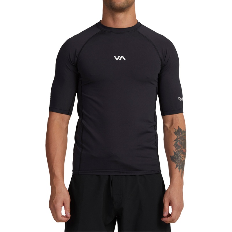 RVCA Mens VA Short Sleeve Rashshirt
