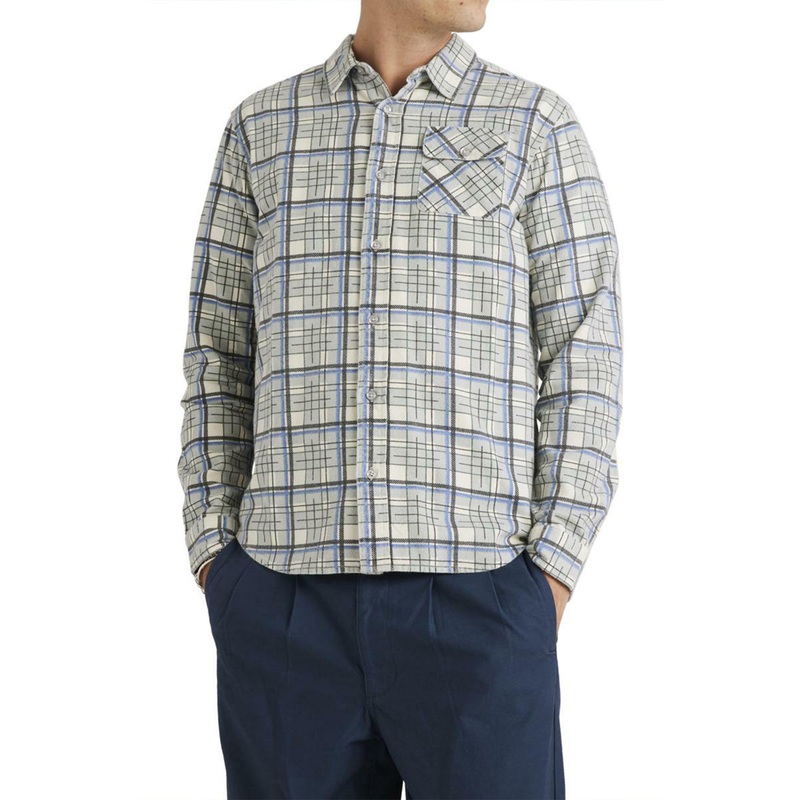 RVCA Mens Treets Long Sleeve Shirt