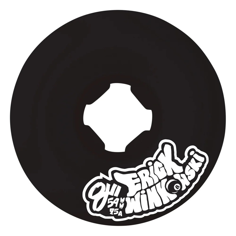 54mm Winkowski Behind The 8Ball Elite Black Nomads 95a OJ Skateboard Wheels