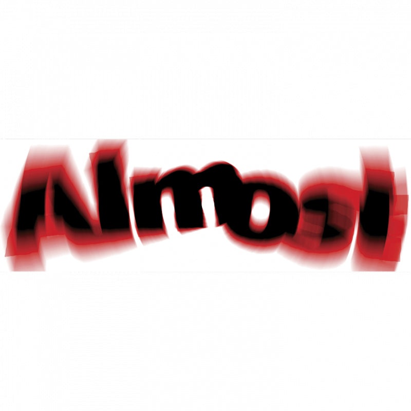 Almost Blurred Sticker 6.5"