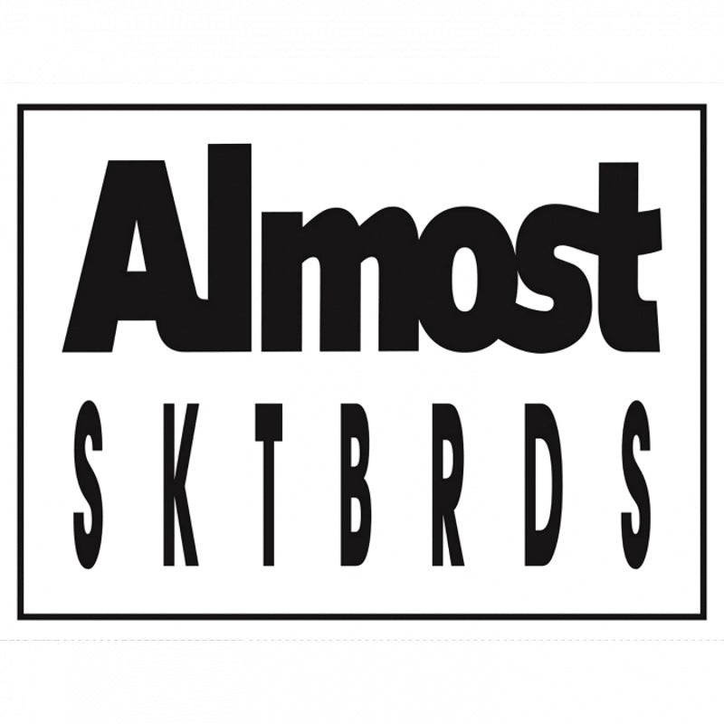 Almost Sktbrds Sticker 3"