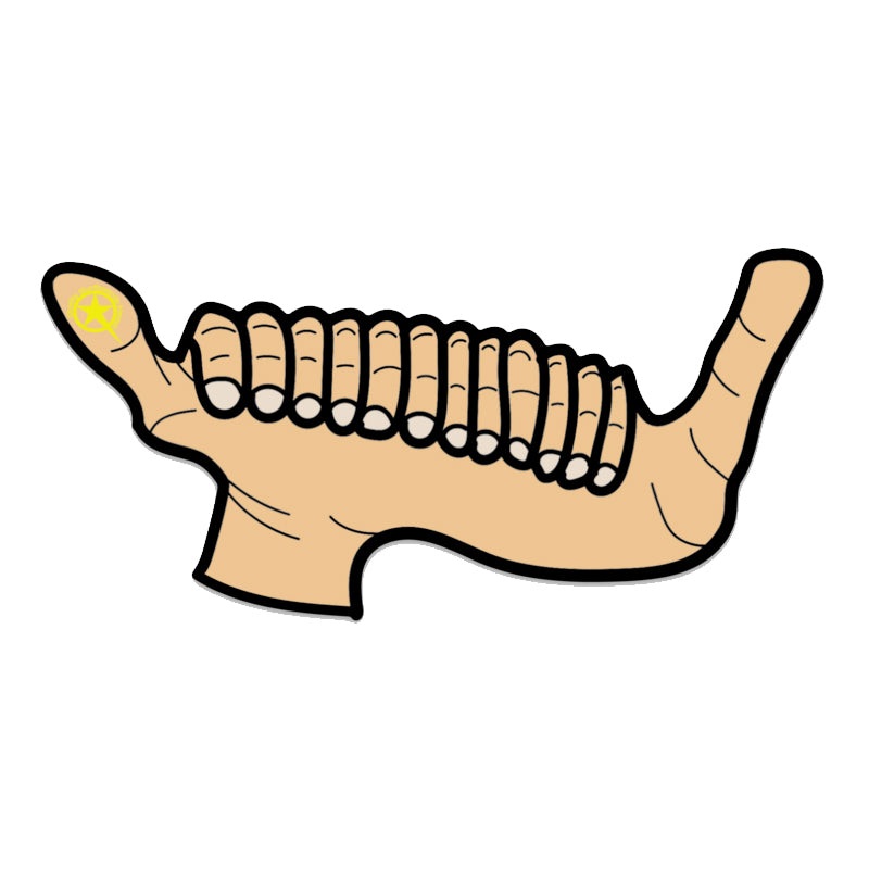 Long Shaka Sticker 5"