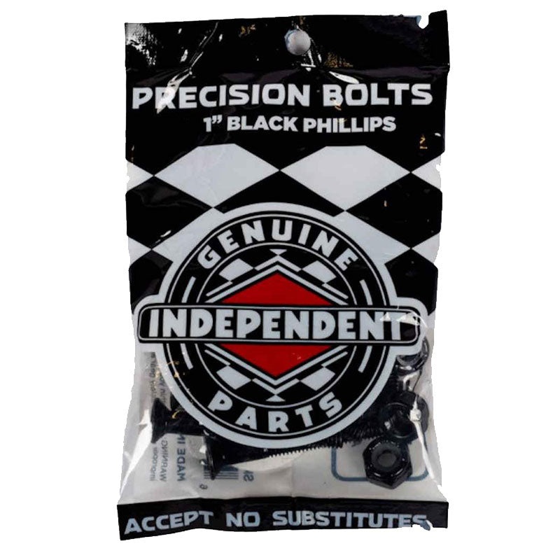 1" Phillips Black Hardware