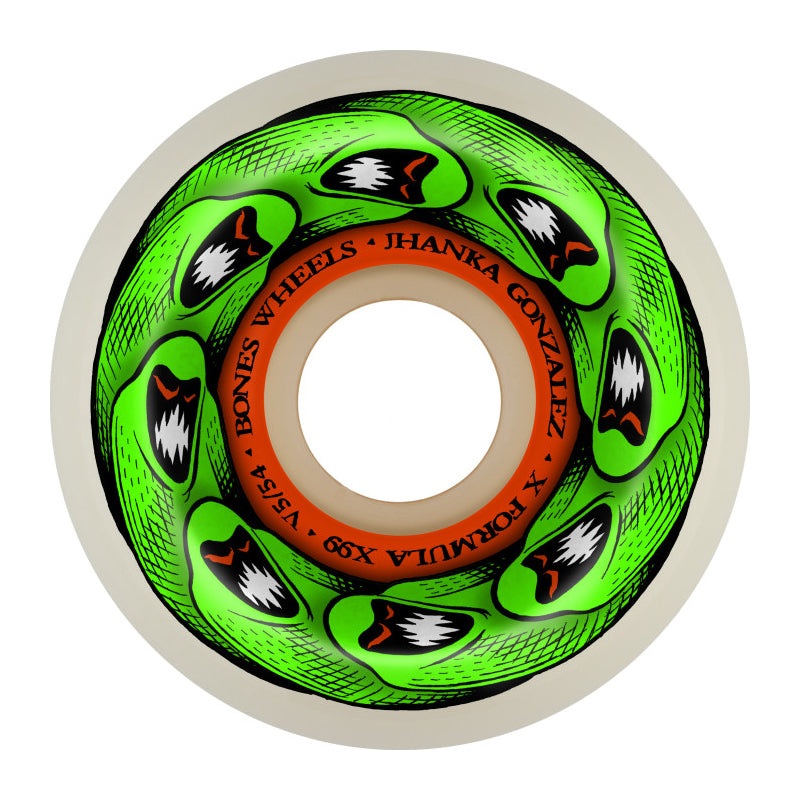 X-Formula Skateboard Wheels Jhanka Monito & Mat 54 V5 Sidecut 99A