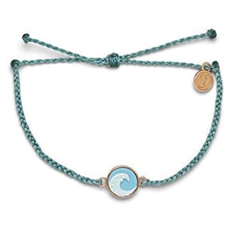 Pura Vida Wave Cameo Rose Gold