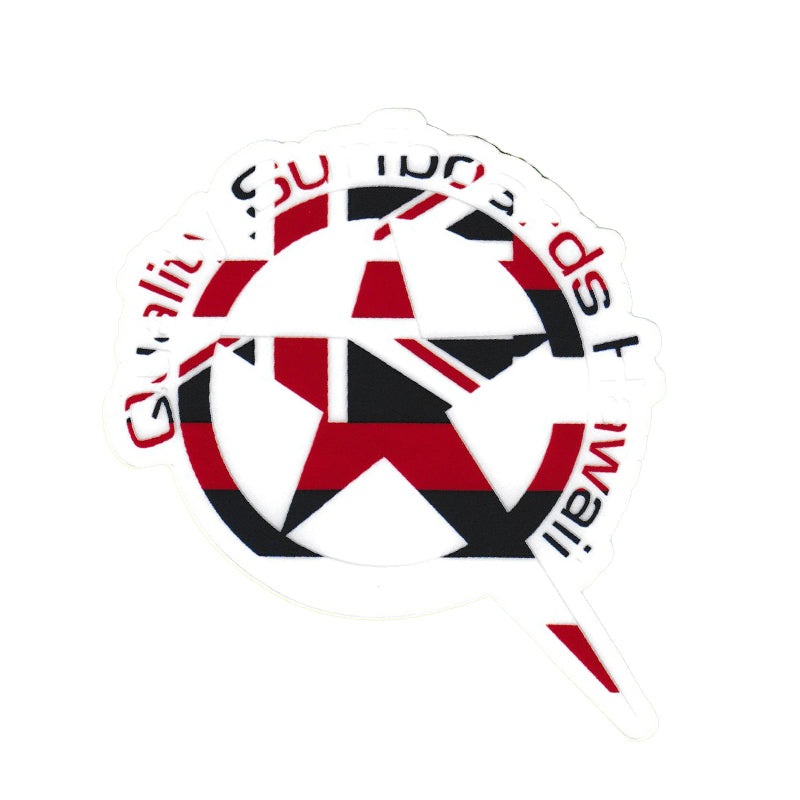 Quality HI Flag Sticker