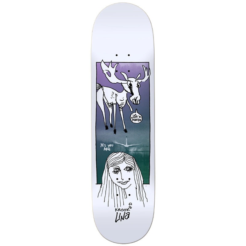Una Debate Skateboard Deck 8.38"