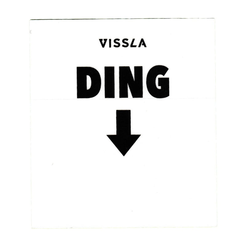 Vissla Ding Sticker 4.25"
