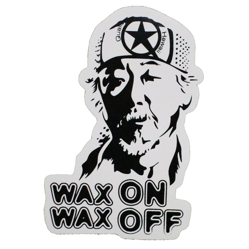 Wax on Wax off 5"  Sticker