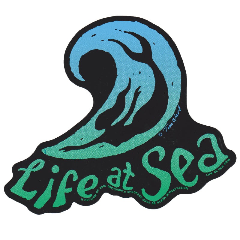 Life at Sea Las Mermaid sticker 6"