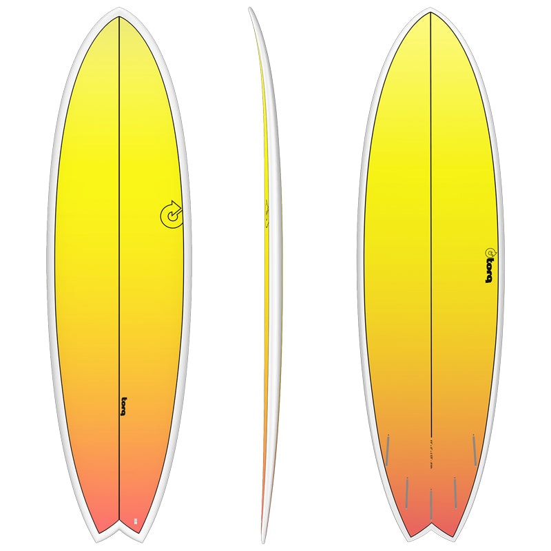 7'2" TET Mod Fish Orange Fade
