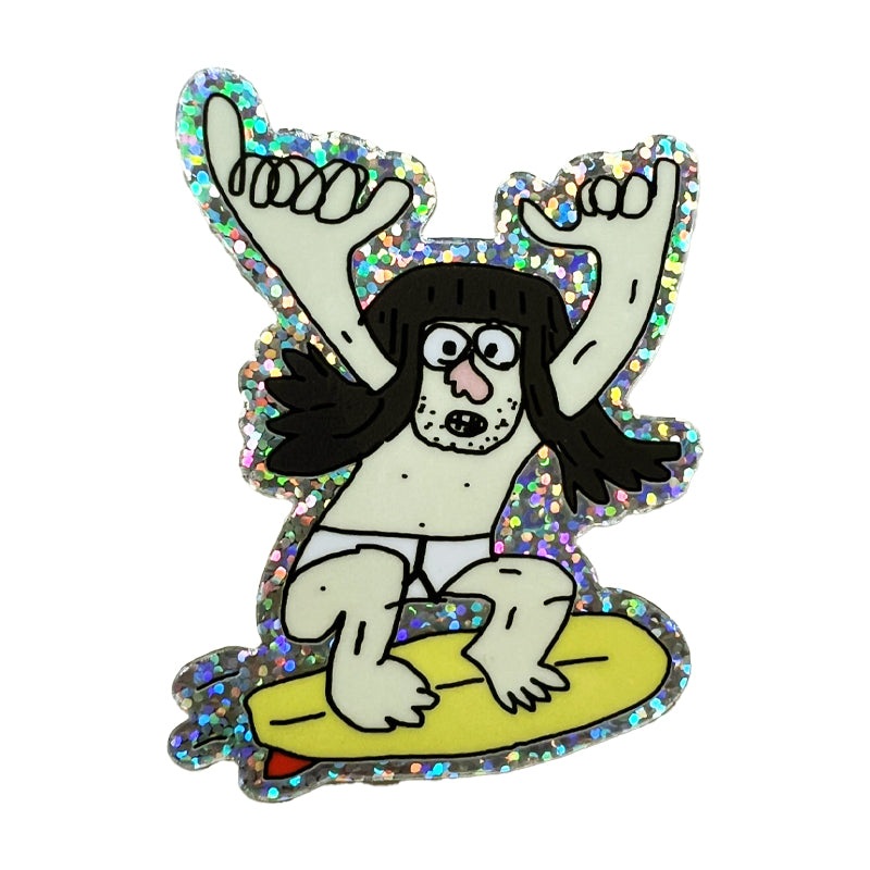 STOKE 3" Glitter Sticker v2
