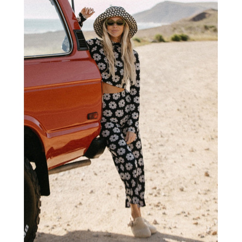 Billabong Keep It Straight High-Waisted Knit Pants
