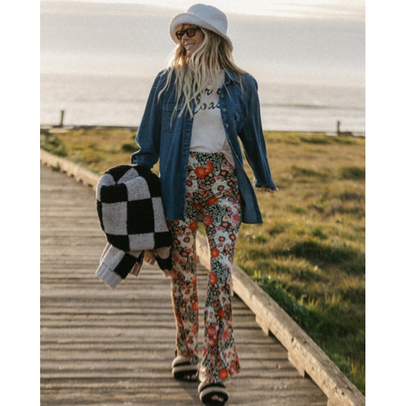 Billabong Sundown High-Waisted Flared Pants
