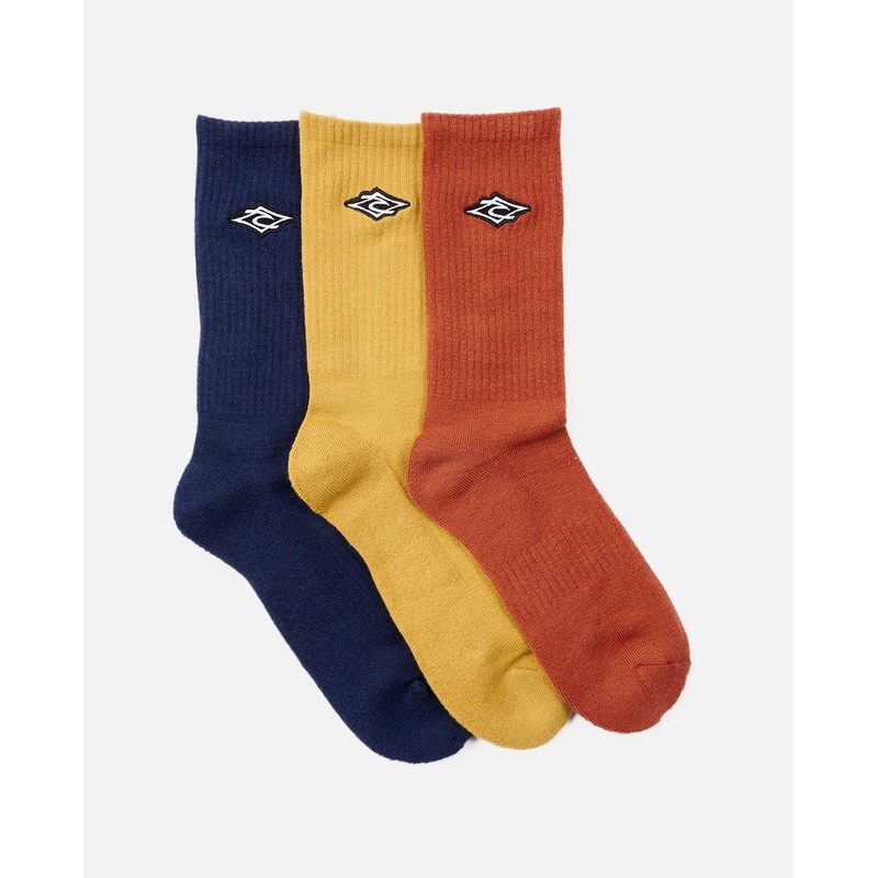 Rip Curl Mens Icons Crew Socks - 3 Pack