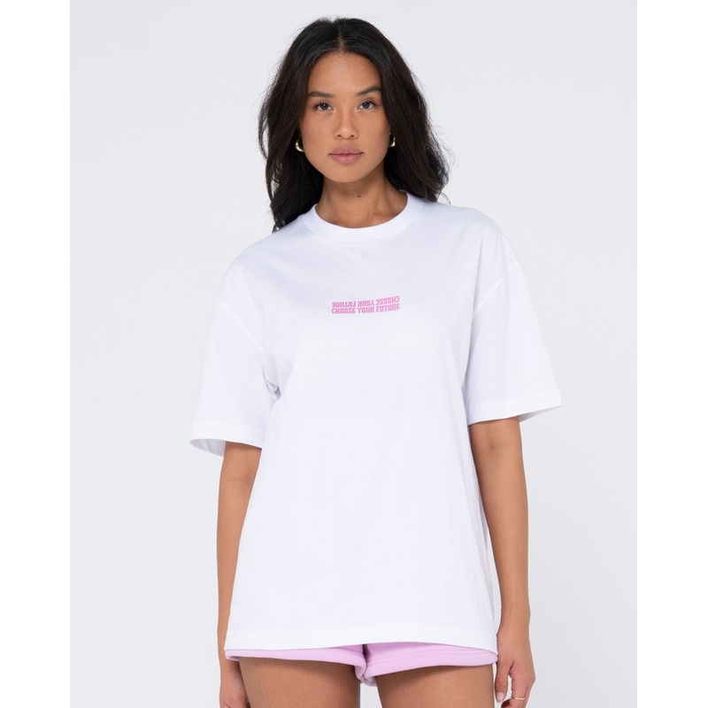 Rusty Choose Your Future Organic Oversized Tee
