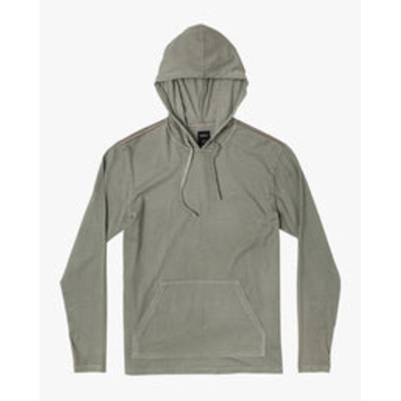 RVCA Pigment Hooded Long Sleeve Tee