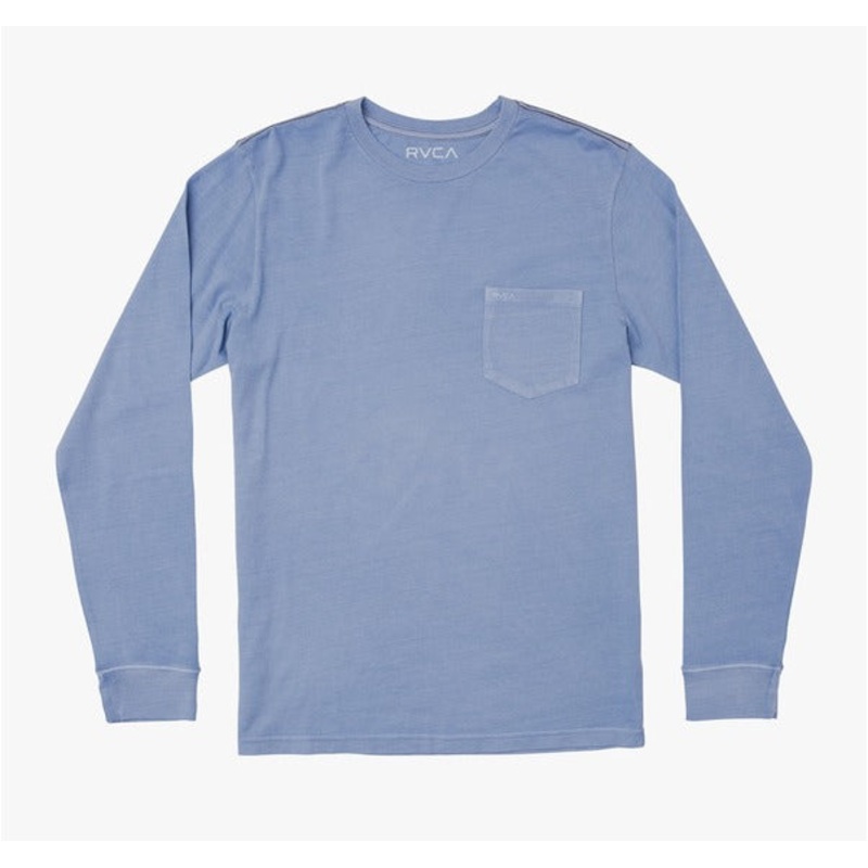 RVCA Pigment Long Sleeve Tee - Ash Blue