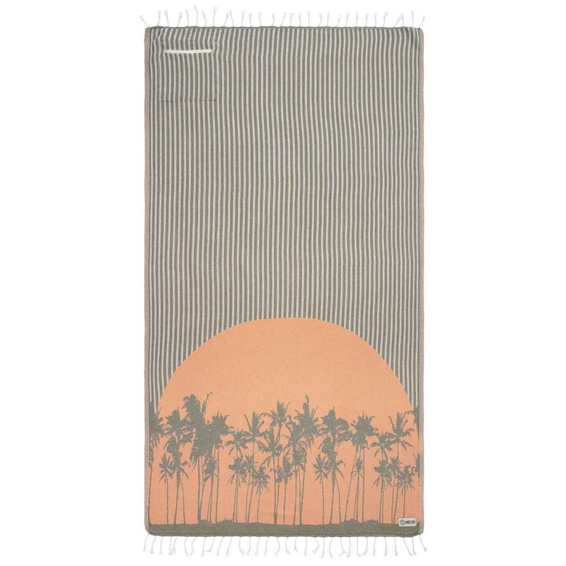 Sand Cloud Laguna Dobby Zipper Pocket Towel - Regular