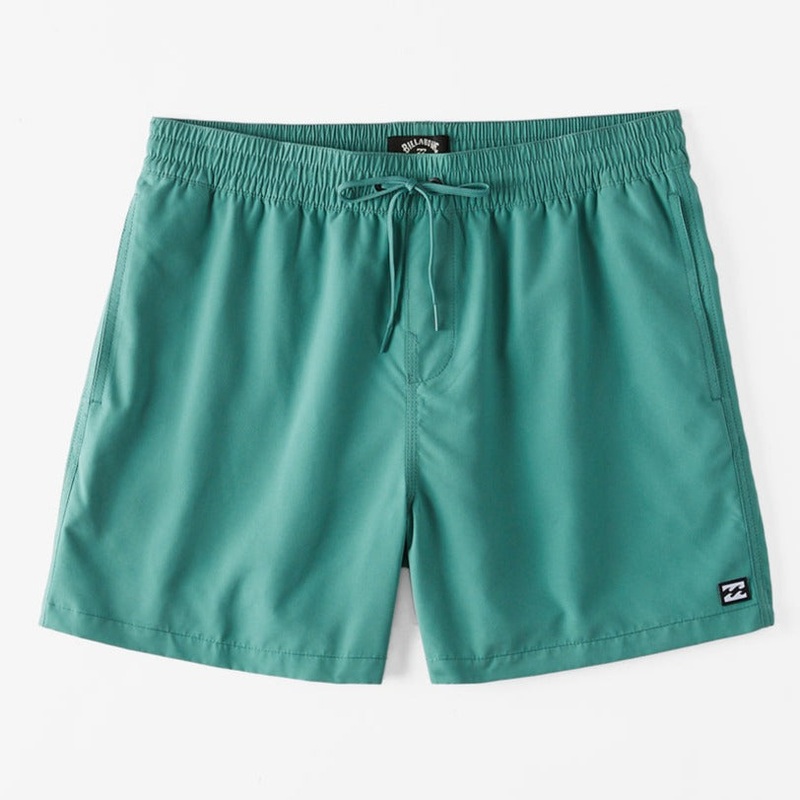 Billabong All Day Layback 16" Elastic Waist Shorts - Sea Green