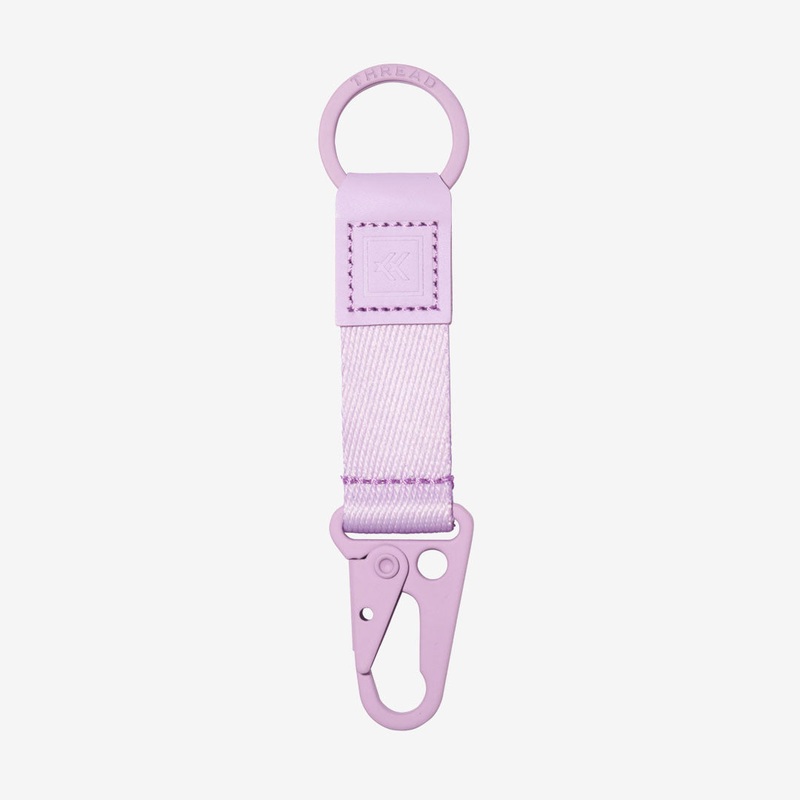 Thread Wallets Lavender Keychain Clip