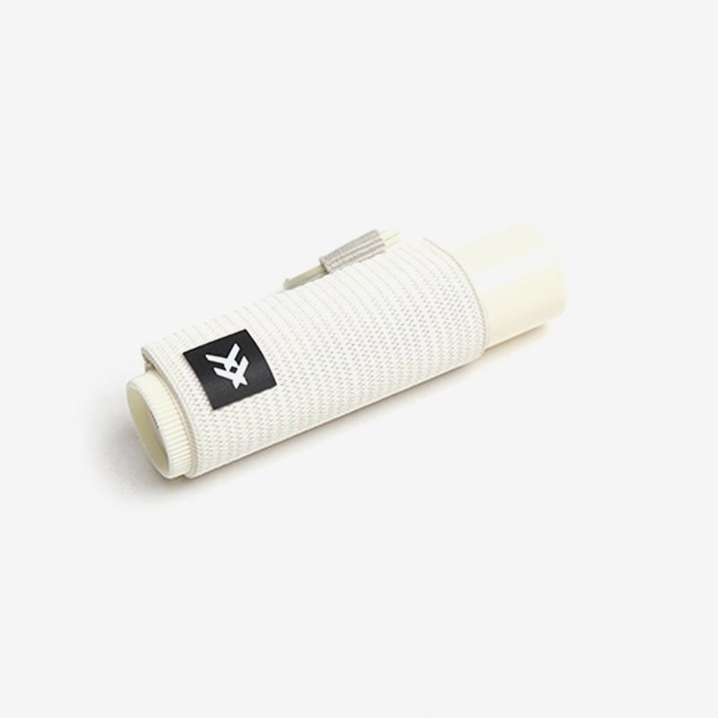 Thread Wallets Off White Lip Balm Holder