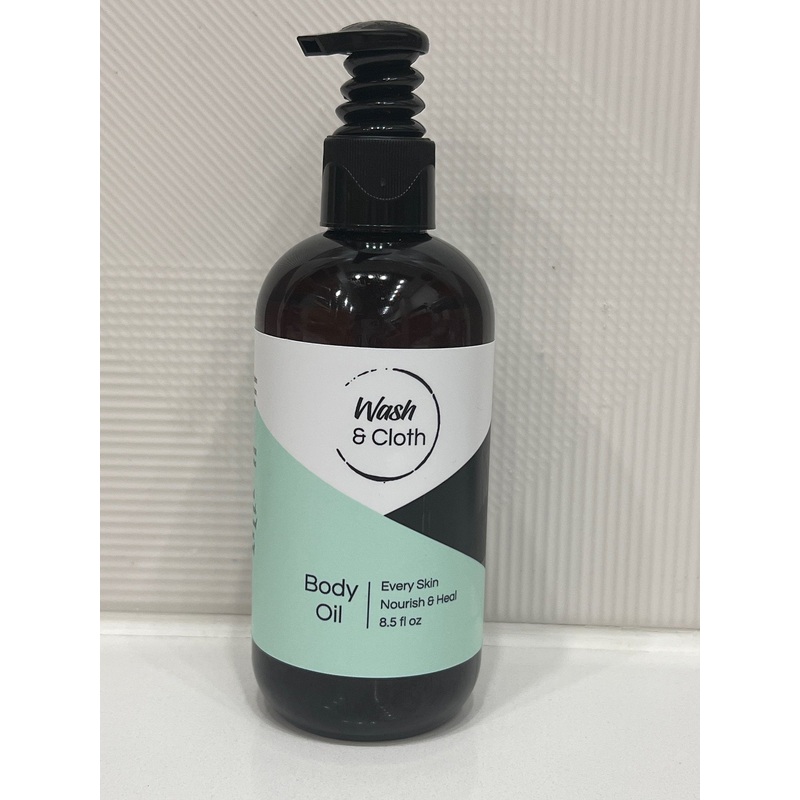 Wash & Cloth Body Oil - Large 8 Oz
