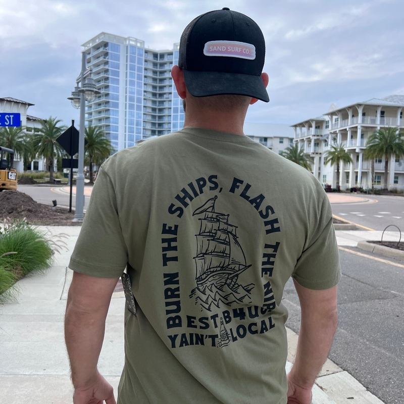 Yaint Local Gasparilla Tee - Army Green