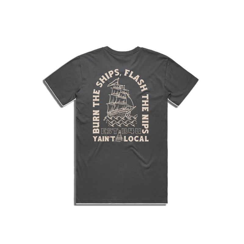 Yaint Local Gasparilla Tee - Charcoal