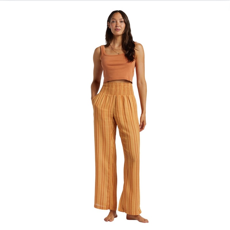 Billabong New Waves 2 Elastic Waist Pants - Peach Punch