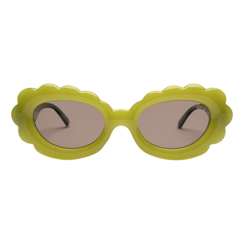 I-SEA Golden Hour Polarized Sunglasses - Kiwi and Taupe