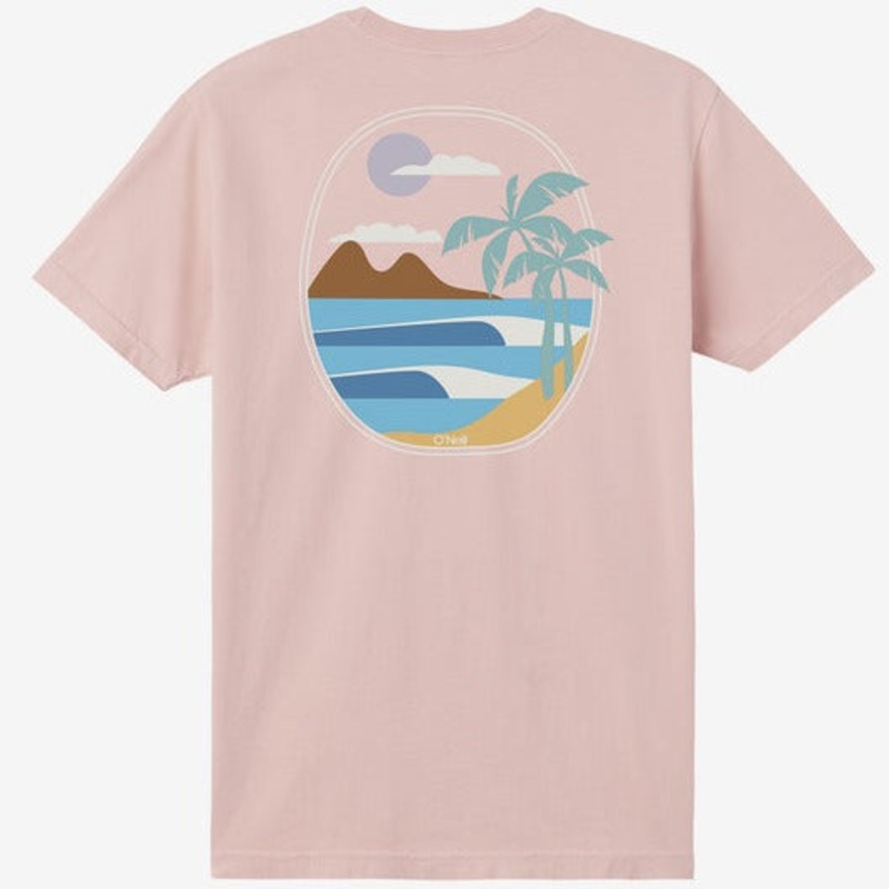 O'Neill O'Riginals Four Bobs Tee - LT Rose